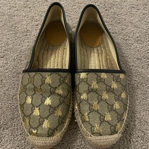 Authentic Gucci Bee Espadrilles